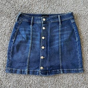 FREE ASSEMBLY Button Detail Skirt